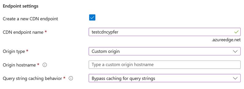 Azure Front Door Configuration