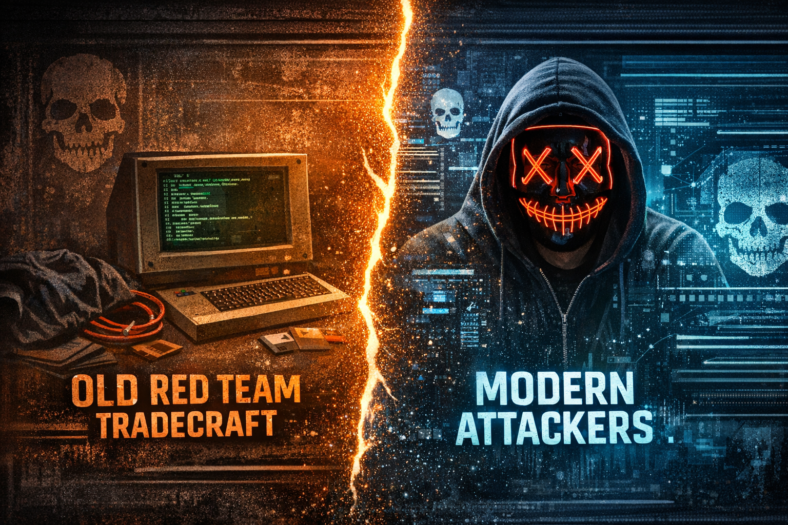 Old red team tradecraft, modern attackers.